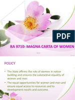 RA 9710 Magna Carta For Women