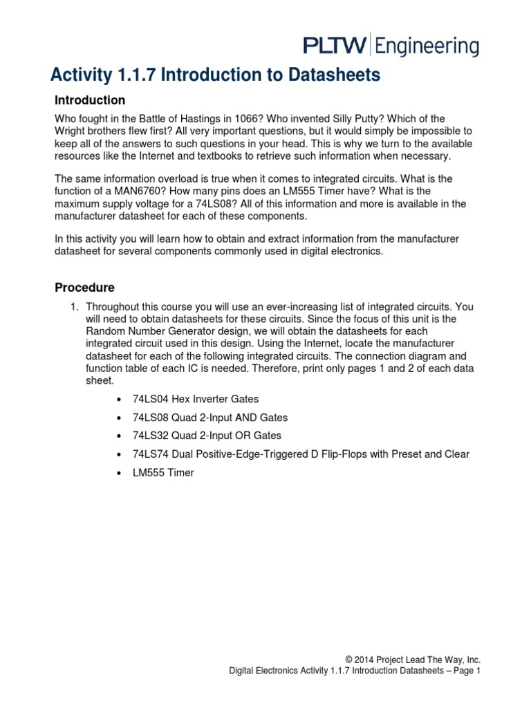 1 1 7 A Datasheets Complete PDF Electronic Circuits Integrated