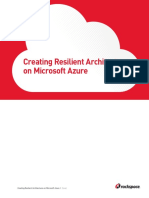 Creating Resilient Architectures on Microsoft Azure