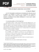 Art.155 Publicacion Indebida de Correspondencia