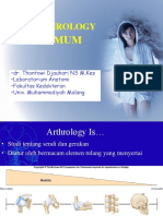 Anatomi Arthrology Umum DR - Tomy