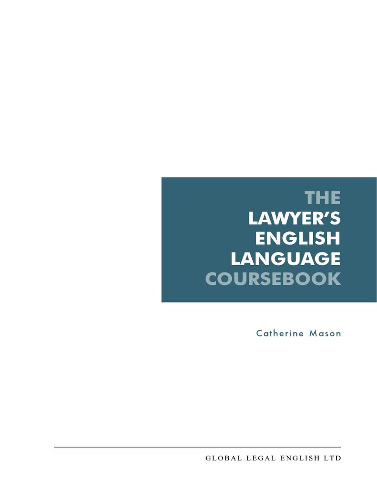 Legal English - Mason PDF | PDF