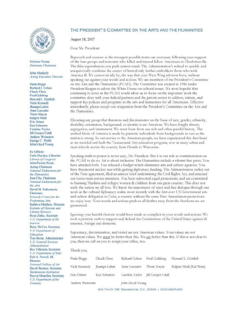 Mass Resignation Letter PDF
