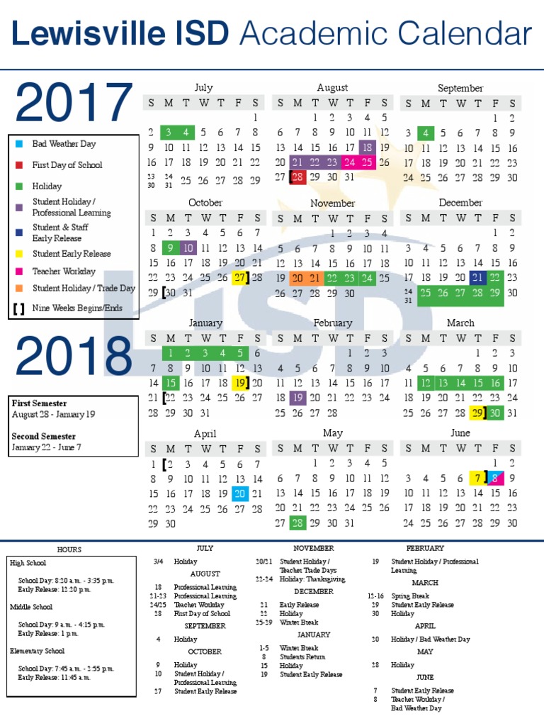 Lisd Calendar | PDF | Holidays | Observances