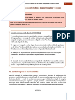 Capítulo 4 Responsabilidades e Especificações Técnicas