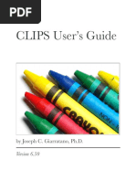 CLIPS User's Guide: by Joseph C. Giarratano, PH.D