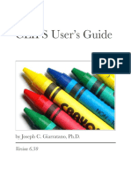 CLIPS User's Guide: by Joseph C. Giarratano, PH.D