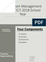 Classroom Management Plan