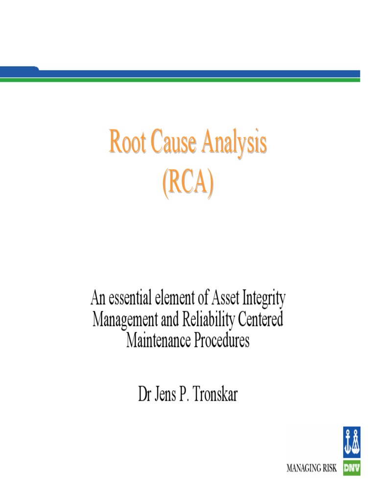 7 - Root Cause Failure Analysis Rev 2 - tcm153-367879 PDF | PDF