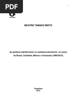 Mioto_BeatrizTamaso_D - As Políticas Habitacionais No Subdesenvolvimento