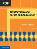 Blahut R.E. Cryptography and Secure Communication PDF