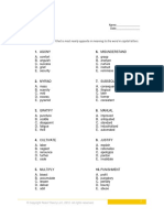 Level 8 Antonyms 1 PDF