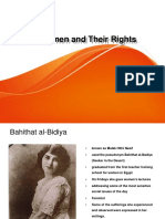 Egyptian Women and Their Rights