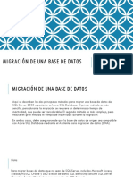 Migración de Una Base de Datos