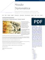 Estudos para o CACD - Missão Diplomática: [ Aula Resumo ] História do Brasil: Período Colonial