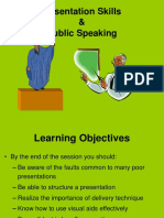 Presentation Skills & Public Speaking