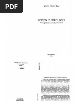 accion e ideologia ignacio martin baro