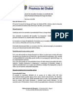 Informe Incendio - Provincia PDF
