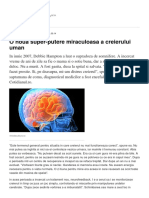 O Noua Super-Putere Miraculoasa A Creierului Uman PDF