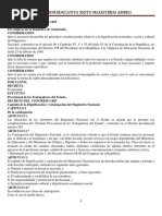 Decreto 14 85 Catalogacion y Dignificacion Del Magisterio