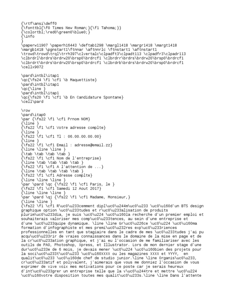 Exemple de CV relieur-doreur