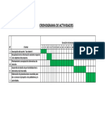 Cronograma de Actividades Eche