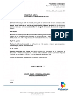 OFICIOS 344 Informar Agenda de Trabajo 8 Al 11 de Agosto