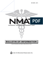 NMAT Bulletin of Information PDF