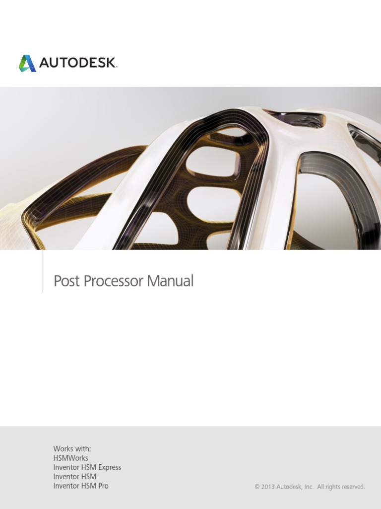 Autodesk Post Processor Manual-Sm-130829 | PDF | Variable (Computer ...