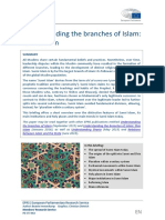 Briefing Understanding The Branches of Islam: Sunni Islam: February 2016