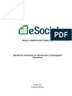 Manual de Orientacao Do Esocial para o Empregador Domestico PDF