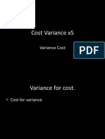 Cost Variance