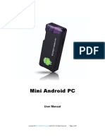 Mini Android PC User Manual