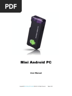 Mini Android PC User Manual