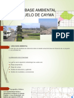 Línea base ambiental del suelo de Cayma