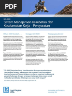 ISO 45001 Datasheet Indonesia