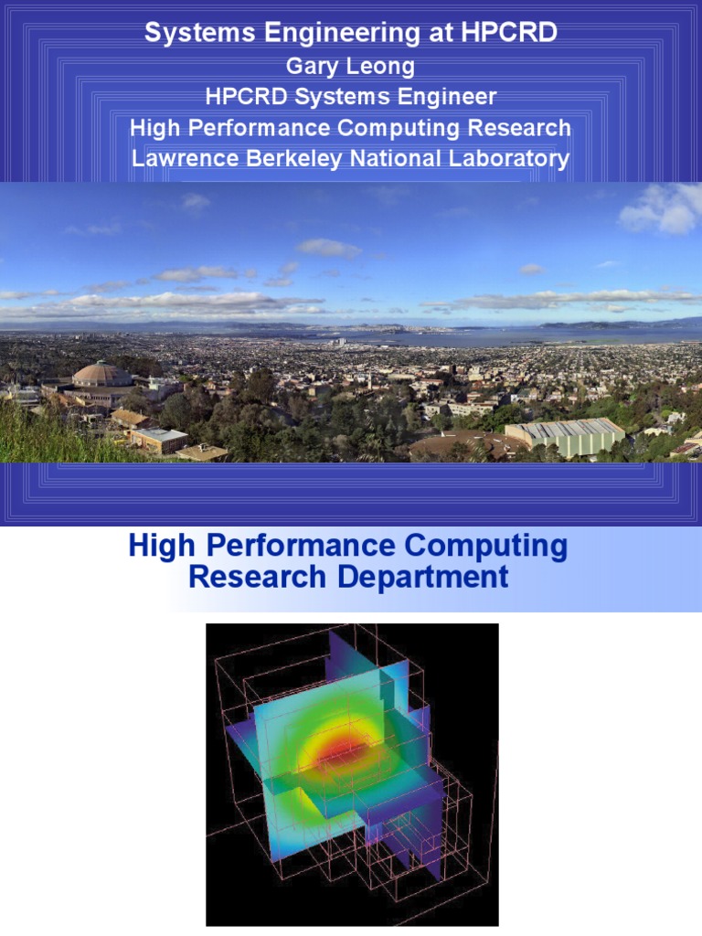 Systems Engineering at HPCRD | PDF | Information Science | Information ...