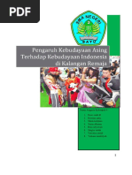 Pengaruh Budaya Asing Terhadap Gaya Hidup Remaja Di Indonesia