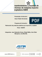 Desmontaje, mantenimiento y montaje molde máquina soplado