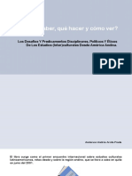 ¿Qué Saber?, ¿Qué Hacer? y ¿Cómo?