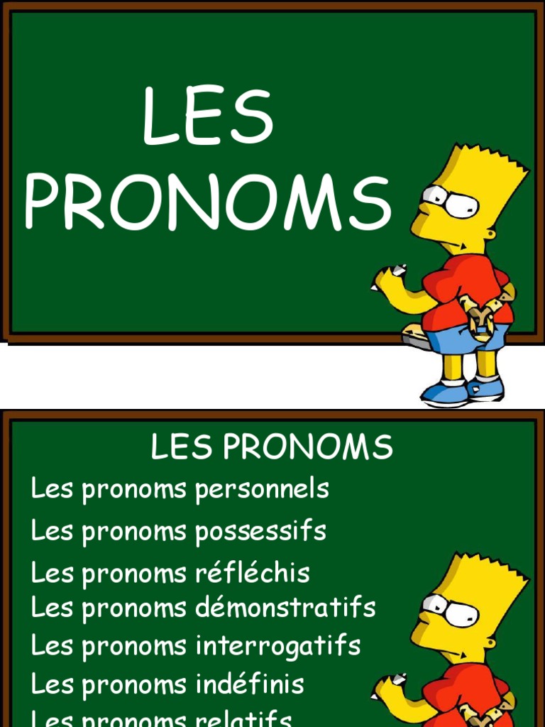 Les Pronoms | PDF | Pronom | Complément d'objet