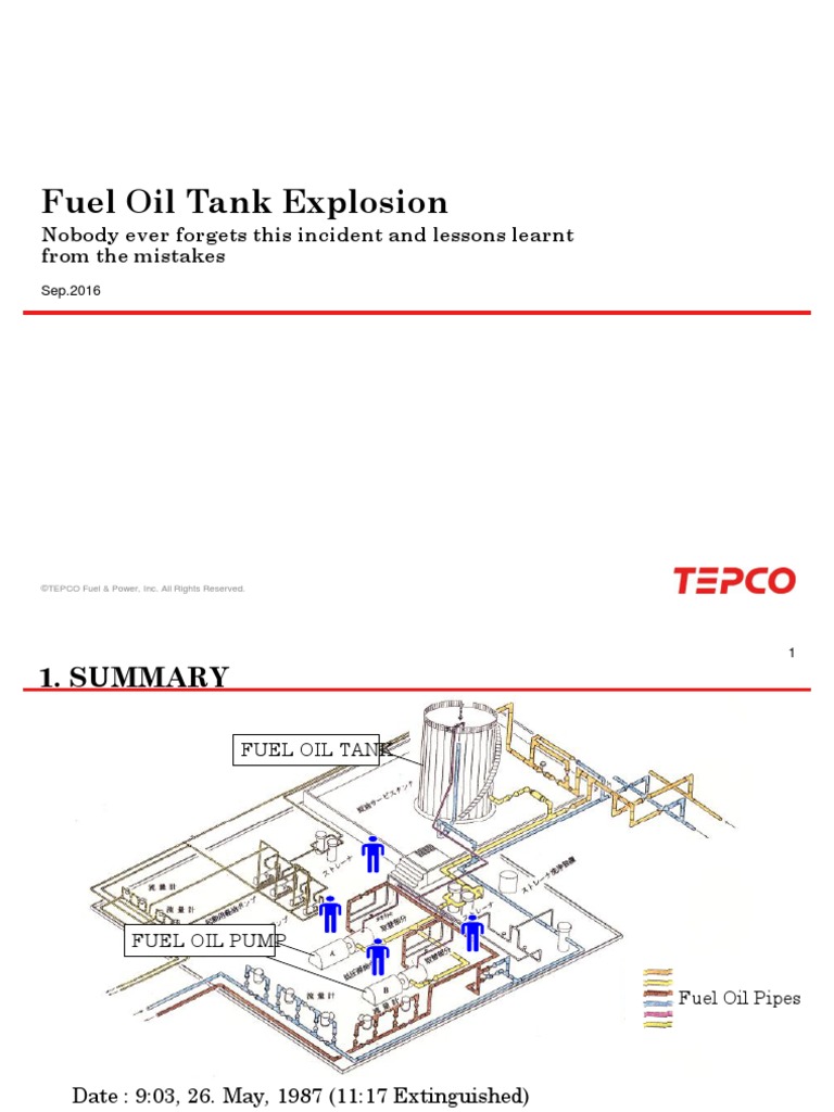 Fuel Oil Tank Explosion PDF