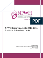 WHNP Research Priorities