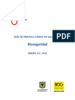 Guía de Práctica Clínica en Salud Oral - Bioseguridad PDF