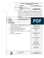 SPO Kalibrasi Dan Validasi Instrument Laboratorium