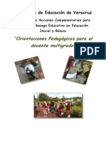 Orientaciones Pedagogicas para El Docente Multigrado