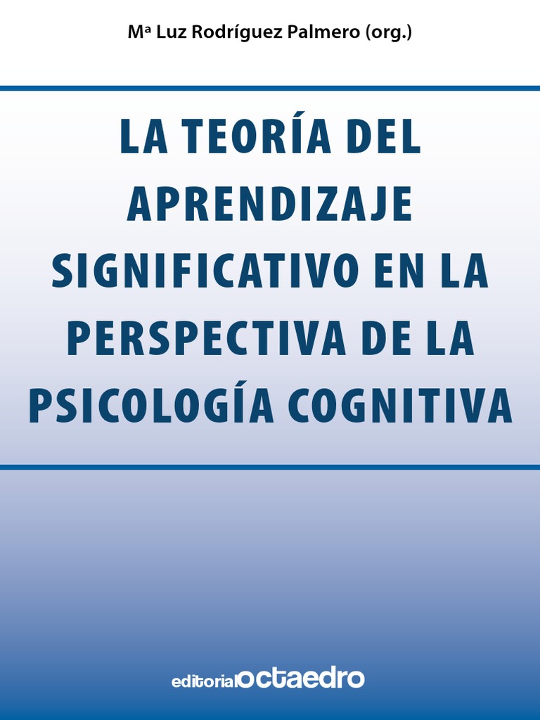 Aprendizaje Significativo Desde La Psicología Cognitiva PDF | PDF ...