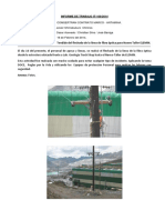 20140216IT100 Informe de Trabajo - Flechado de La Linea de Fibra Óptica para Nuevo Taller ELEMIN
