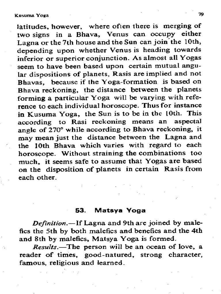 Matsya and Kurma Yoga in Astrology | PDF | New Age Practices | Esoteric ...