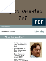 Object Oriented PHP